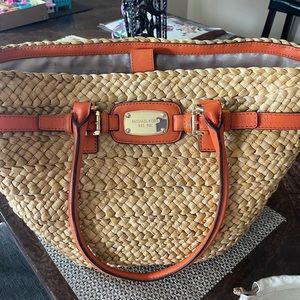 Michael Kors straw bag